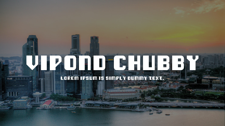 Vipond Chubby Font