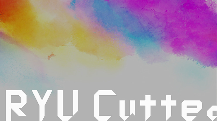 RYU Cutted Font