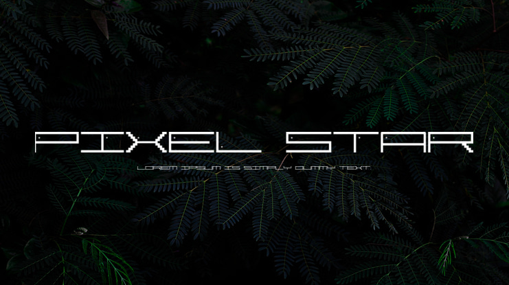Pixel Star Font