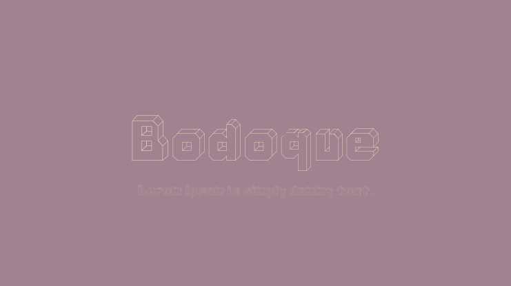 Bodoque Font