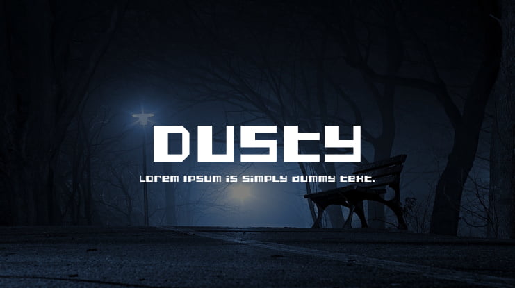 Dusty Font