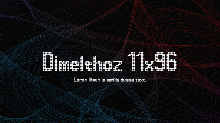 Dimelthoz 11x96 Font