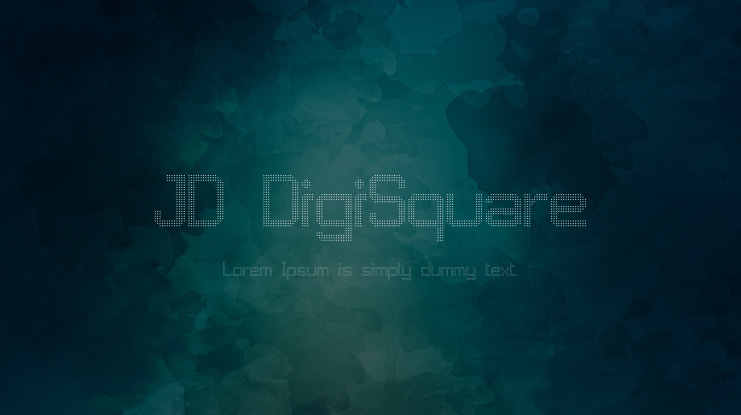 JD DigiSquare Font