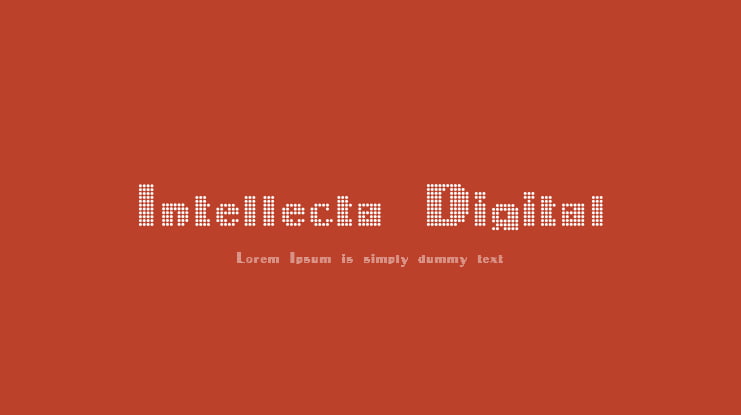 Intellecta Digital Font