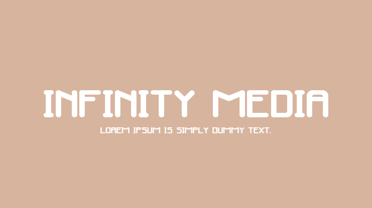 Infinity Media Font