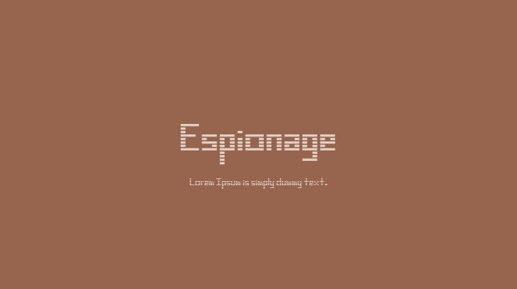 Espionage Font