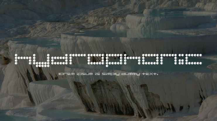 Hydrophonic Font