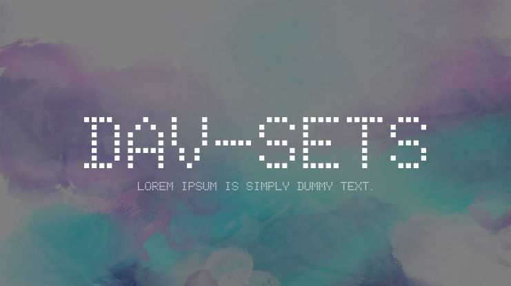 DAV-Sets Font
