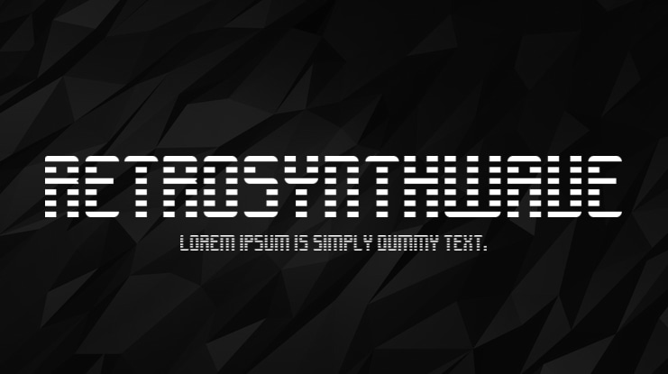 RETROSYNTHWAVE Font