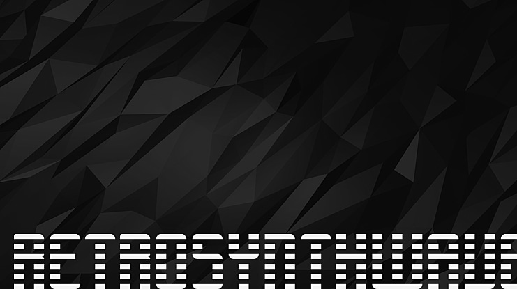 RETROSYNTHWAVE Font