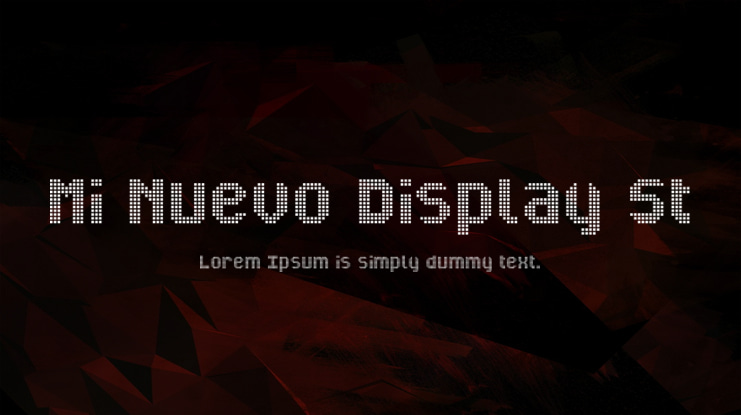 Mi Nuevo Display St Font