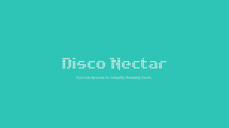 Disco Nectar Font