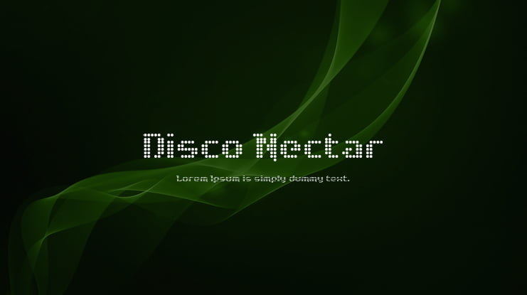 Disco Nectar Font