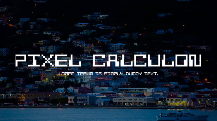 Pixel Calculon Font Family
