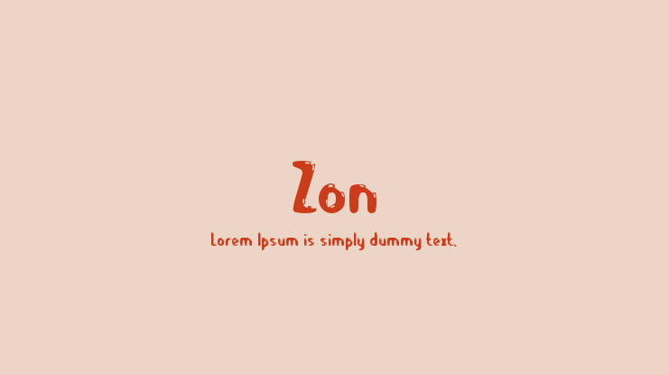 Zon Font Family