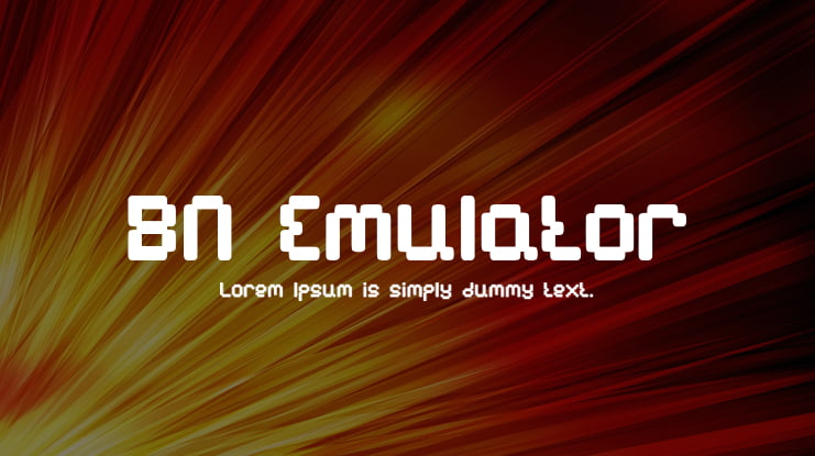 BN Emulator Font