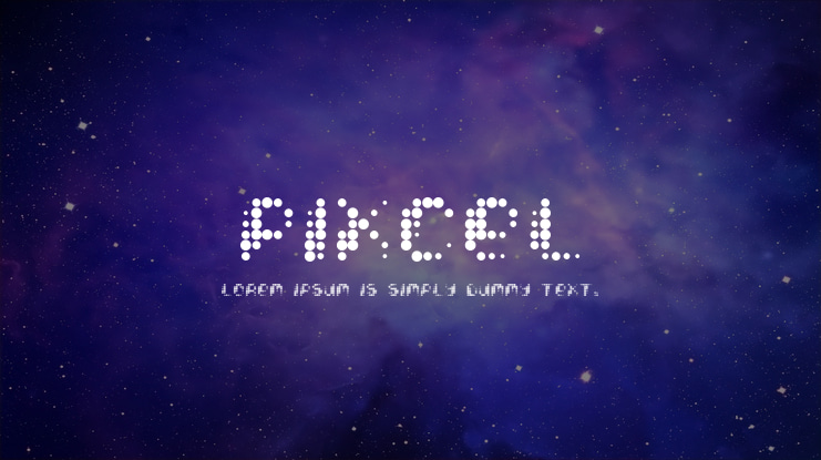 Pixcel Font Family