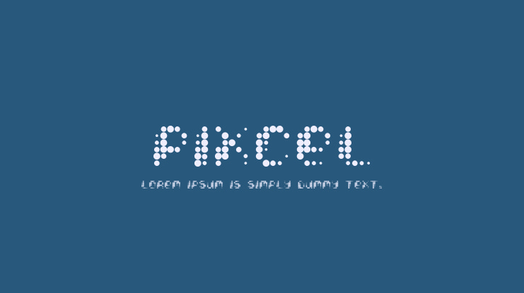 Pixcel Font Family