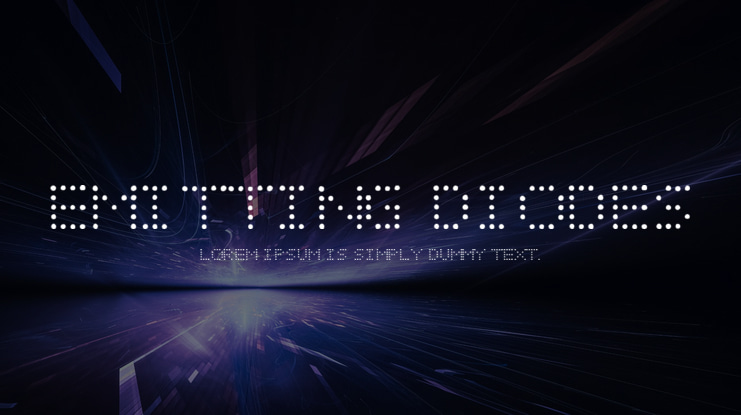 EMITTING DIODES Font