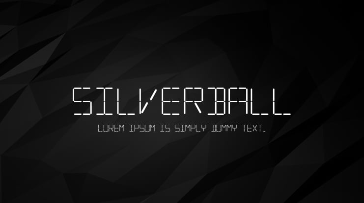 Silverball Font Family