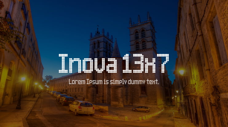 Inova 13x7 Font