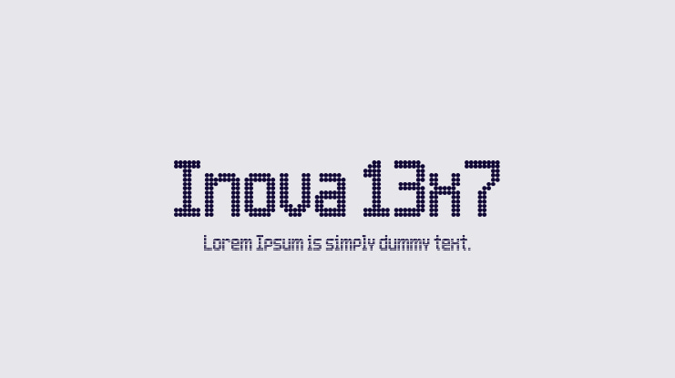Inova 13x7 Font