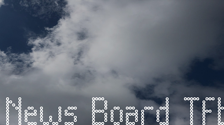 News Board Tfb Font