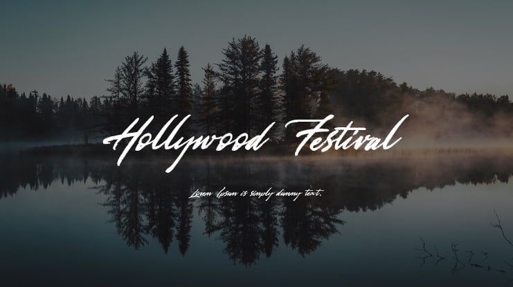 Hollywood Festival Font