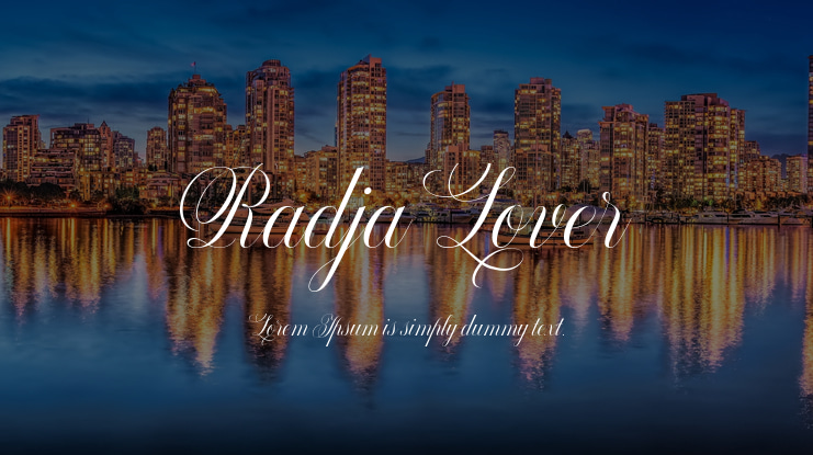 Radja Lover Font Family