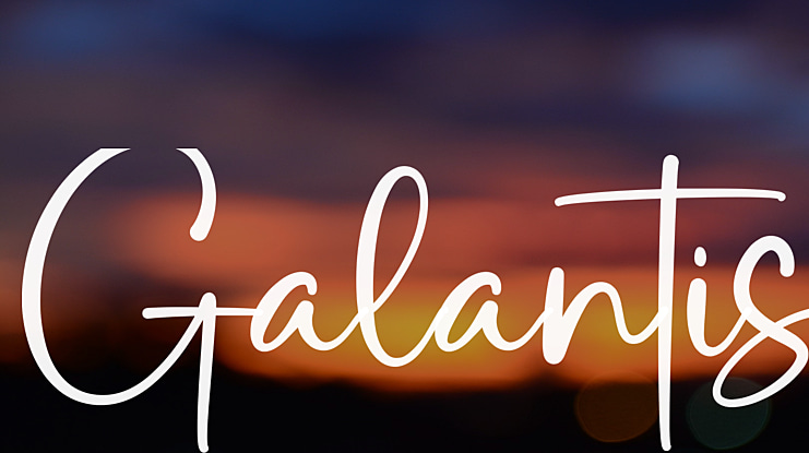 Galantis Font