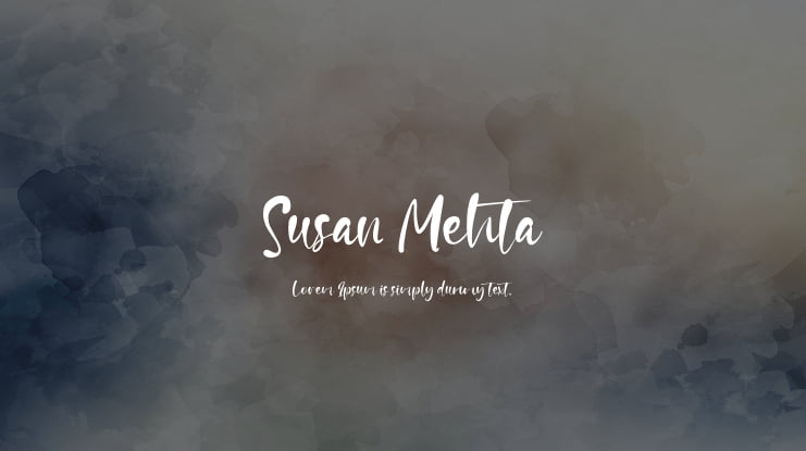 Susan Mehta Font