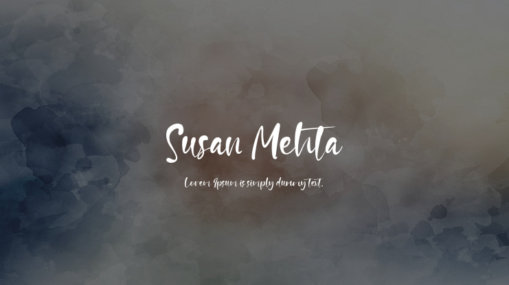 Susan Mehta Font