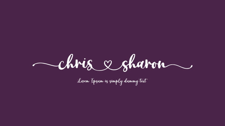 Chris Sharon Font