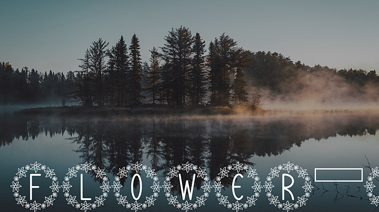 Flower Monogram Font