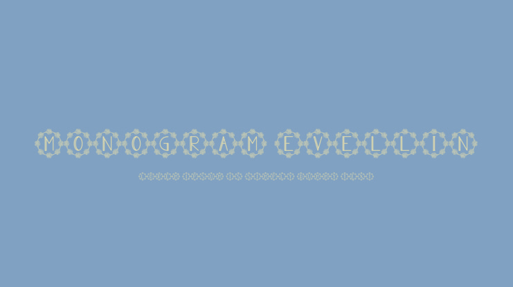 Monogram-Evellin Font