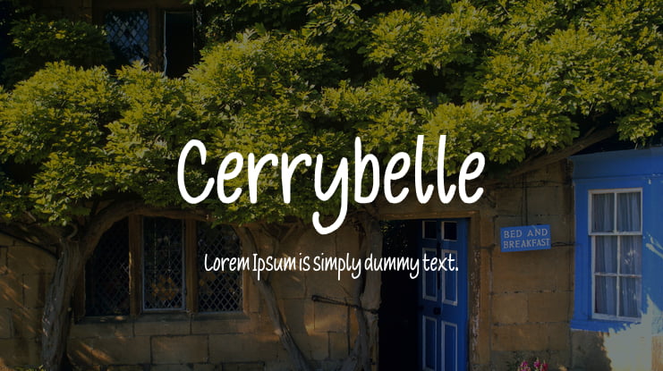 Cerrybelle Font