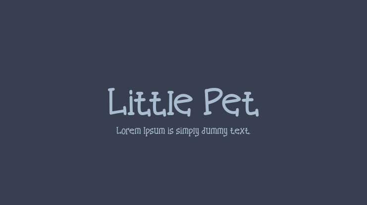 Little Pet Font