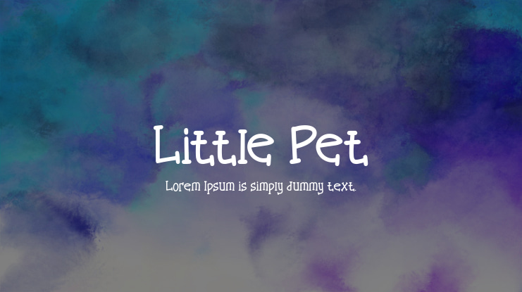 Little Pet Font