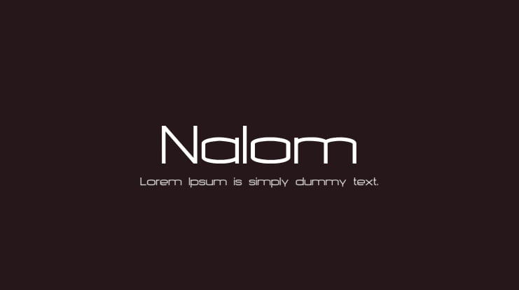 Nalom Font Family