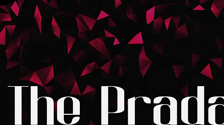 The Prada Font