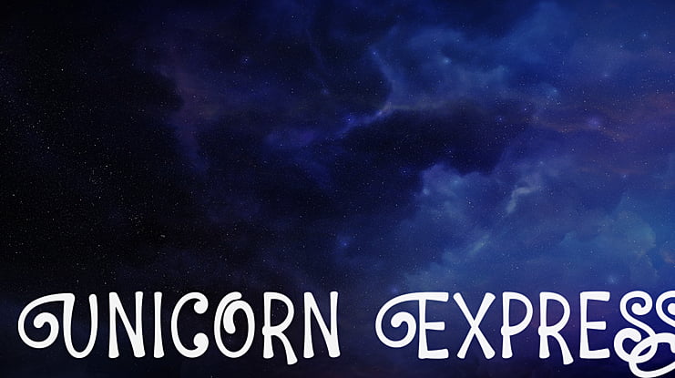 Unicorn Express Font