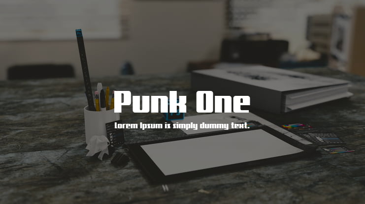 Punk One Font