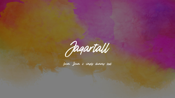 Jaqartall Font