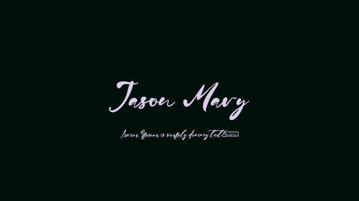 Jason Mary Font