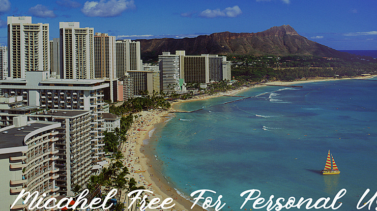 Micahel Free For Personal Use Font