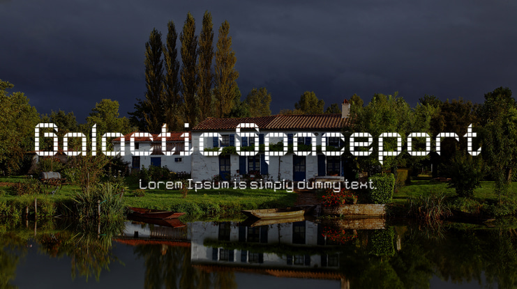 Galactic Spaceport Font