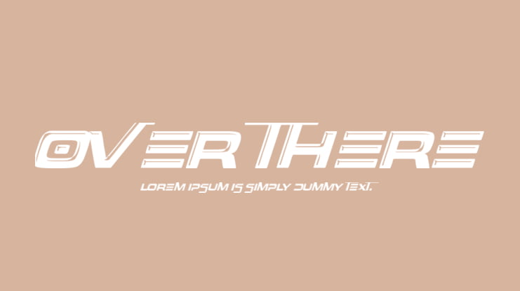 Over There Font