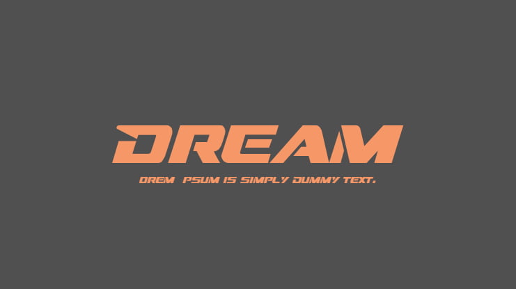 Dream MMA Font