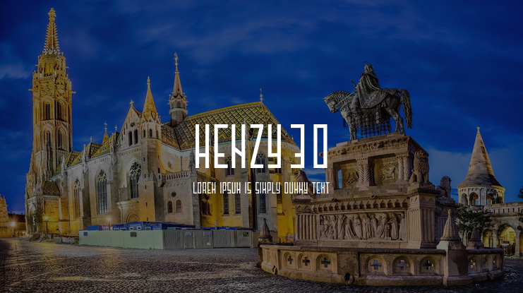 Henzy30 Font