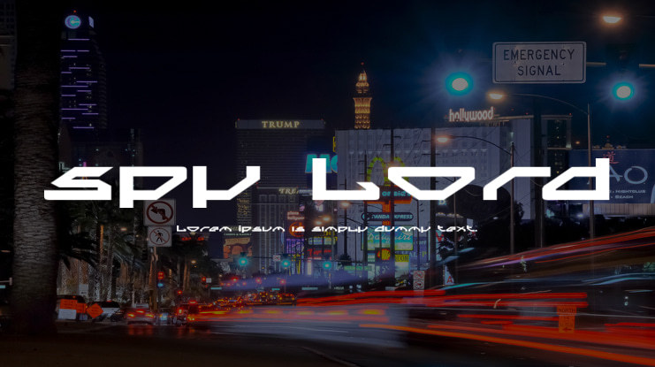Spy Lord Font Family